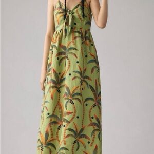 FARM Rio Tropical Green Maxi Dress